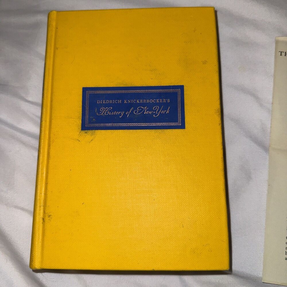 Vintage Diedrich Knickerbocker's History Of New-York Irving Heritage Illus HC